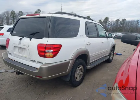 2001 Toyota Sequoia Sr5 V8 z USA, uszkodzony, nr VIN 5TDBT44A41S026450